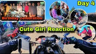 Cute Girl Reaction on MT-15 ❤️Late Night Birthday Celebration 🌙🎂 #reaction #birthdaycelebration