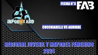 SOLEDAD CUCCHIARELLI VS MILAGROS AGUIRRE, CATEGORIA 51KG, REGIONAL MAYORES FEMENINO FAB, FECHA 3.