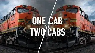 Why American Freight Trains Have ONE Cab While European Trains Have TWO?