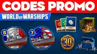 Codes World of Warships ⚜️ WOWS Bonus codes ⚜️ Comment mettre un code sur World of Warships 2025