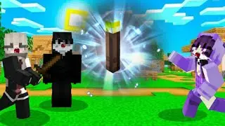 Minecraft but TORCH drops op items !!