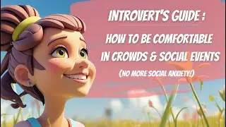 Introvert's Guide: How to Be Comfortable in Crowds & Social Events (No More Social Anxiety!)