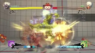 Ultra Street Fighter IV: Oni Advanced Combo's/Ultra 2 Setups