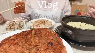 VLOG 🧁 Homebody Finishing a 3 Person Meal 😳 Snacking during the Holidays. Making Steamed Eggs 🍳