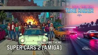 Super Cars 2 Main Theme - 80s Synthwave Remix - (Amiga 500 Version)