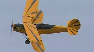 Onboard Stampe SV.4 aerobatic ribbon cut