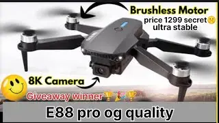 E88 pro drone || updated version || brushless motor #quadcopter #quadcopter #unboxing #reviews #dji 