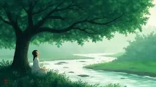 Gentle Rain & Tranquil Tones | Stress Relief Soundtrack | Moonlight Playlists