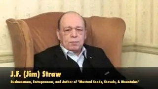 Jim Straw Introduces His Book Mustard Seeds Shovels and Mountains