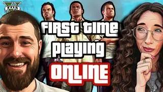 Заставляю свою ДЕВУШКУ впервые играть в GTA Online!