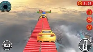 Crazy Car Driving on Sky Tracks #1 | sky tracks iOS #car #Gameplay
