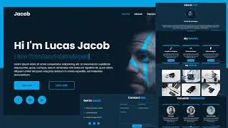 Complete Responsive Portfolio Website | FREE SOURCE CODE | using HTML CSS and JavaScript