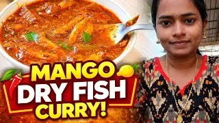 Kerala style  മാങ്ങാ ഒണക്ക മന്ദാള്  curry വെച്ചയാലോ #mangorecipe #mangodryfish #fishcurry #dryfish