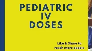 The Hidden Formula Behind Pediatric IV Dosing | Pharmacology