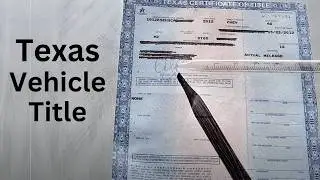 How to Transfer a Texas Vehicle Title
