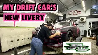 NISSAN SILVIA S14 FULL WRAP BY DECAL REPUBLIC BY CHUCK | Ashley Sison Daughter Drift