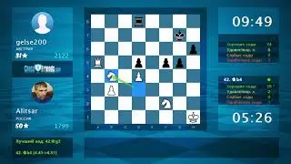 Chess Game Analysis: Alitsar - gelse200 : 1-0 (By ChessFriends.com)