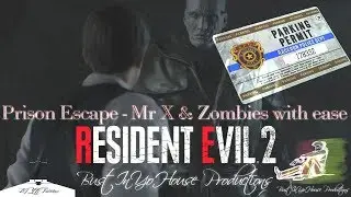 Resident Evil 2 Prison Escape - Pass Zombies and Mr X Easily