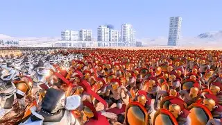 UEBS 2 _ 23 000 Spartans VS 21 000 Soul Tyrants! ► Ultimate Epic Battle Simulator 2