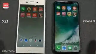 Speed test Sony Xperia XZ1 Vs Apple iphone X