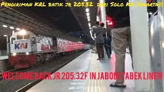 AKHIRNYA!! KRL BATIK JR 205.32F COMEBACK TO JABODETABEK LINE!!! |おかえり 205ケヨM22 ディ・ジャカルタ!!!