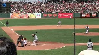 Bryce Harper hit but Hunter Strickland- SFG VS WSN