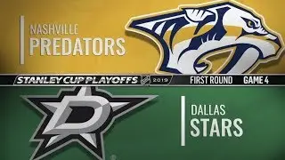 Recap: NSH vs DAL   First Round  Game 4   Apr 17,  2019
