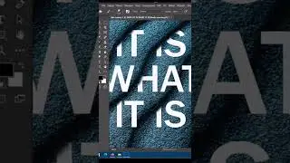 Maskowanie tekstu w Photoshopie Masking text in Photoshop  edutowania learnontiktok tutorail foryou