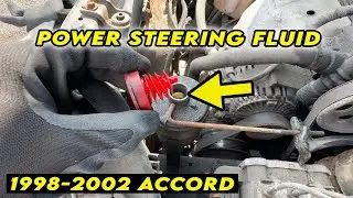 Power Steering Fluid Location 1998-2002 Honda Accord
