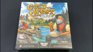 TDG: Gold West 2nd Edition unboxing with Ray