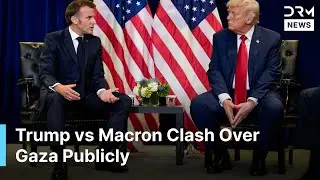 BREAKING NEWS: Trump, Macron Disagree Publicly Over Gaza, Palestine Recognition & Israel | AC1G