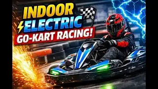 Indoor Electric Go-Kart Racing ⚡ | Ultimate High-Speed Experience!
