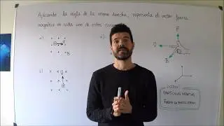 4- Campo magnético: Regla mano derecha