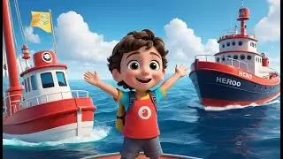 Tugboat to the Rescue | Heroic Boat Song for Kids | Harbor Rescue Rhyme with Splashes & Toots