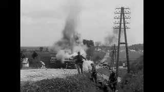 German Forces in Combat in the Soviet Union  - July 1941 - Original Combat  Footage
