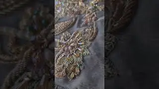 embroidery work 🪡hand work #fashion #kanwal #kanwalkollection
