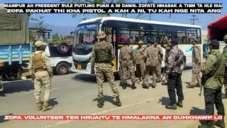 Manipur zofa pakhat thi kha pistol ah kah a ni tlat tu kah nge ni ang, zofa te hmabak a thim hle