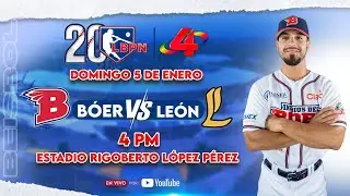 Indios del Bóer 🆚 Leones de León - Liga de Béisbol Profesional Nacional 2024 – 2025