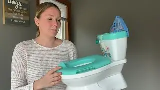Bright Starts potty, easy assembly, definitely worth it
