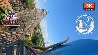 New Texas Giant Front Row POV 5K 60FPS UHD | First Ever RMC Conversion | Six Flags Over Texas