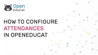 How to Configure Attendances in OpenEduCat