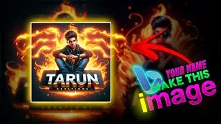 Make a 3D AI Logo Name Images with Bing Image Creator || AI Image || Free Tool || 2024