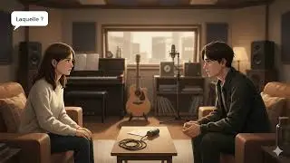 Learn French (A2–B1) | Emotional Dialogue in a Music Studio: Don’t Quit Your Passion