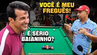 BAIANINHO DE MAU&Aacute; X COBRINHA - A MAIOR RIVALIDADE DA SINUCA - R$ 20 MIL🔥😱 #sinuca 