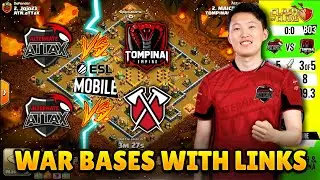 Top 9 Th14 Anti 3 Star War Bases + Link | ATN.aTTaX VS Tompinai Empire | ATN.aTTaX VS Tribe Gaming |