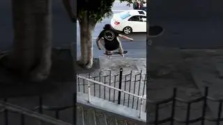 #skateboarder #ollie #fence #hollywoodhigh #16stair