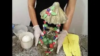 Pocinho decorado para jardim (passo a passo)