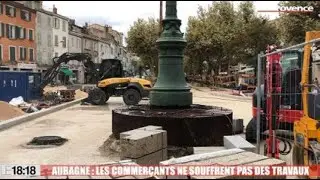 Aubagne : les travaux dans le centre ville mais des commerçants qui ne souffrent pas trop