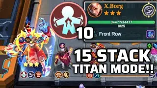 3STAR X-BORG TITAN MODE FULL METRO ZERO | MAGIC CHESS GO GO META