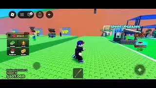 My first day in roblx game ( escape tsunami for brainrots ) game play video.